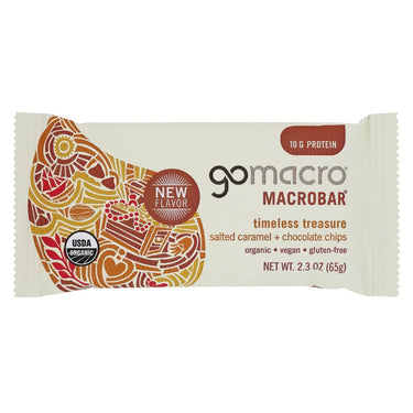 Salted Caramel + Chocolate Chips MacroBar - Gomacro
